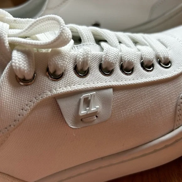 NIB Christian Louboutin Simplerui Leather Sneakers - Picture 9 of 12